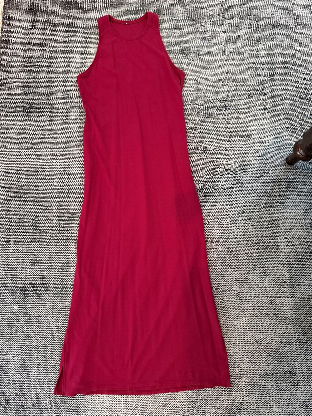 Lululemon Get Going Dress Sleeveless Maxi Dress Racerback in Burgundy size 6 - Picture 2 of 4